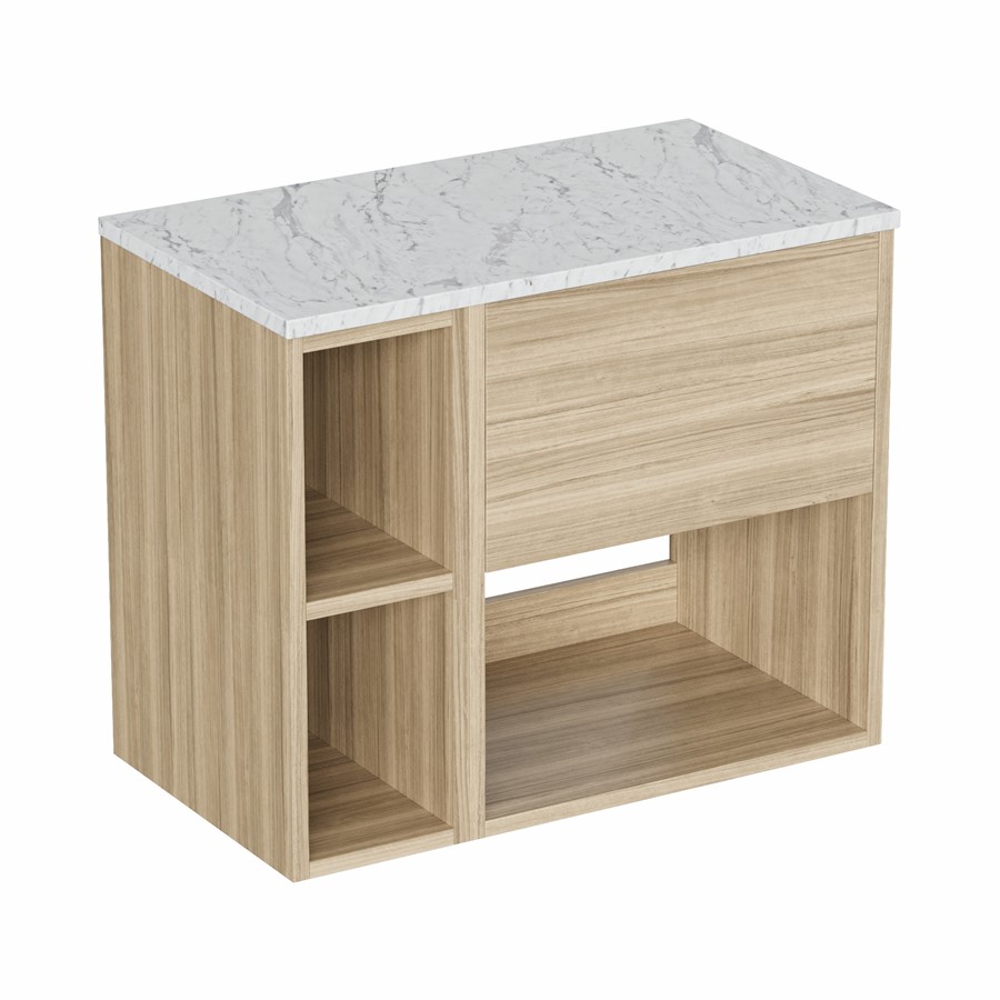 Hackney 500 Furniture Unit & 200 Shelf Unit with Carrara Worktop