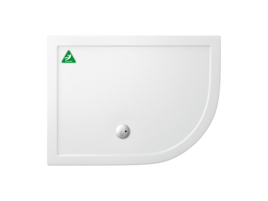Offset Quadrant tray antibacterial & antislip (Offset Quadrant 900 x