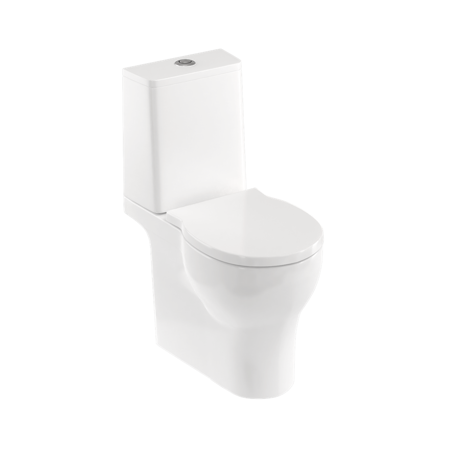 Trim close coupled WC including soft close seat in Toilets SKU TRIM