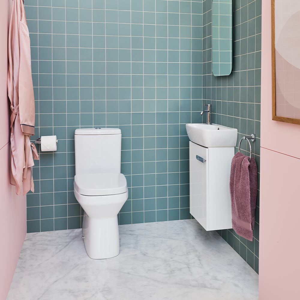 Create an aesthetic you'll love time and time again with our small wash basins, perfect for any small bathroom layout. Small bathroom layouts | Fall in love with your family bathroom with our modern toilet designs