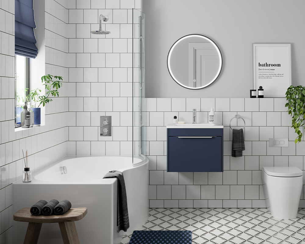 Bathroom style | Discover a modern family bathroom that really packs a punch with nature