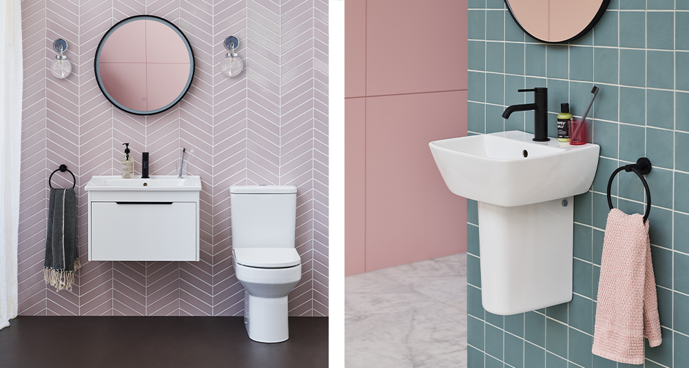 Black discount tap bathroom