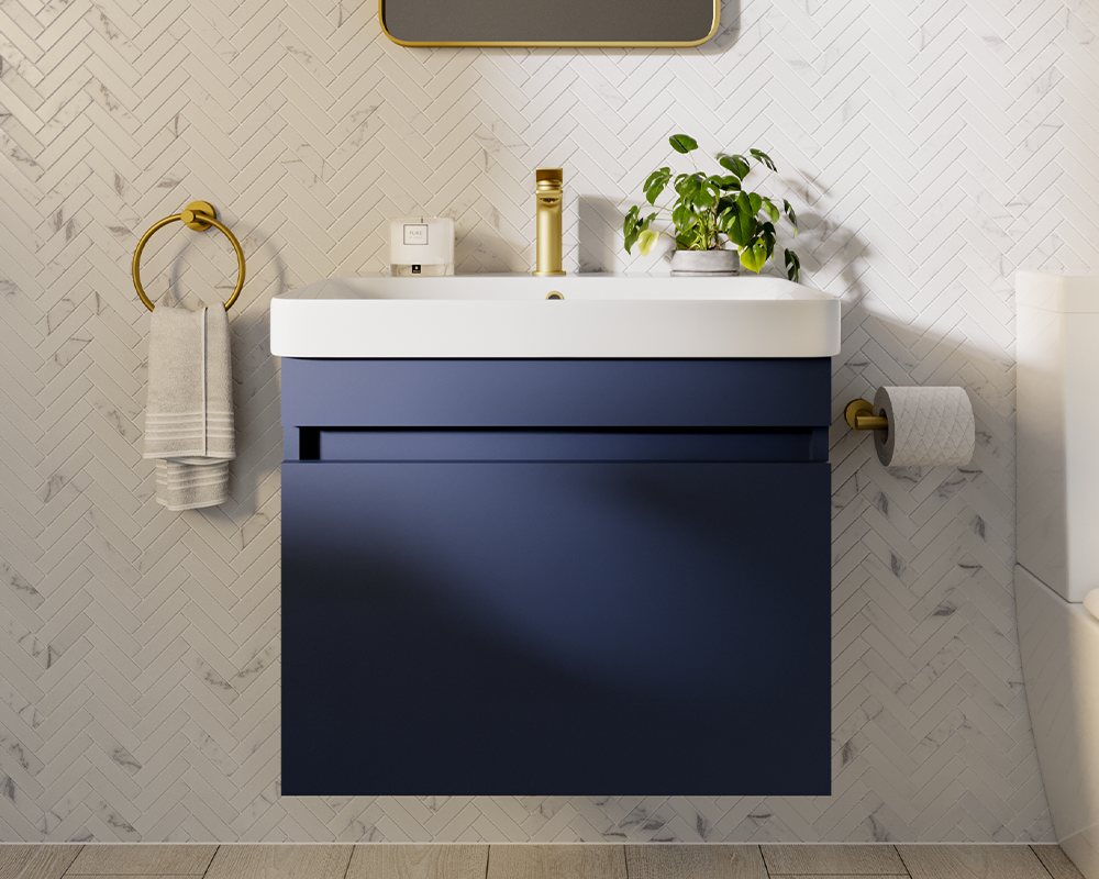 For an on trend bathroom, capture trending bathroom colours in your affordable bathroom design Affordable Bathroom | Inspire a beautiful bathroom design with trending bathroom colours