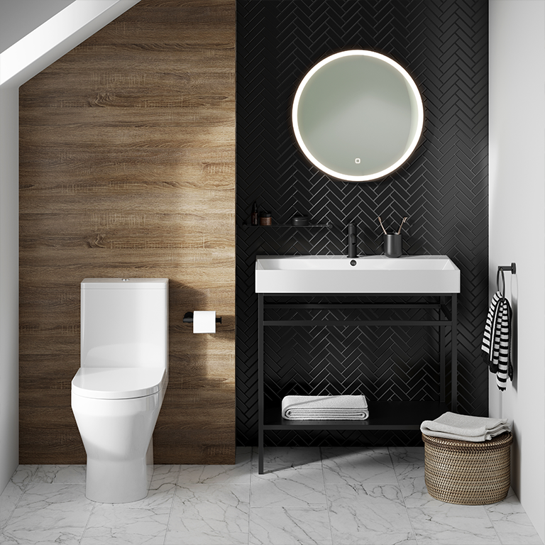 Britton Curve2 Ceramics Collection | Contemporary Bathroom
