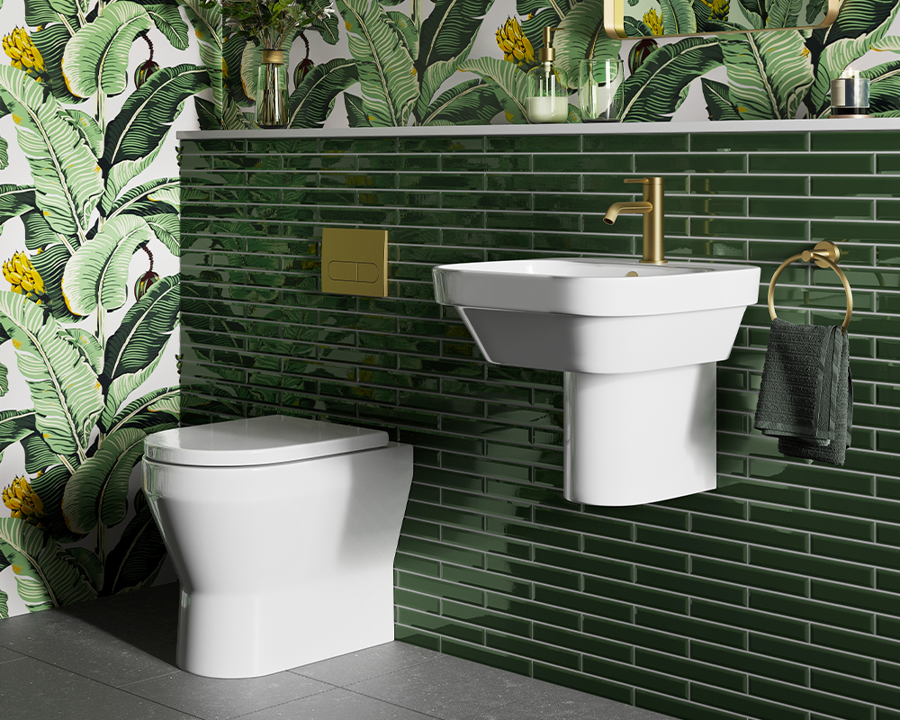 Bathroom style | For a modern cloakroom suite that brings plenty of style, consider a natural bathroom design 