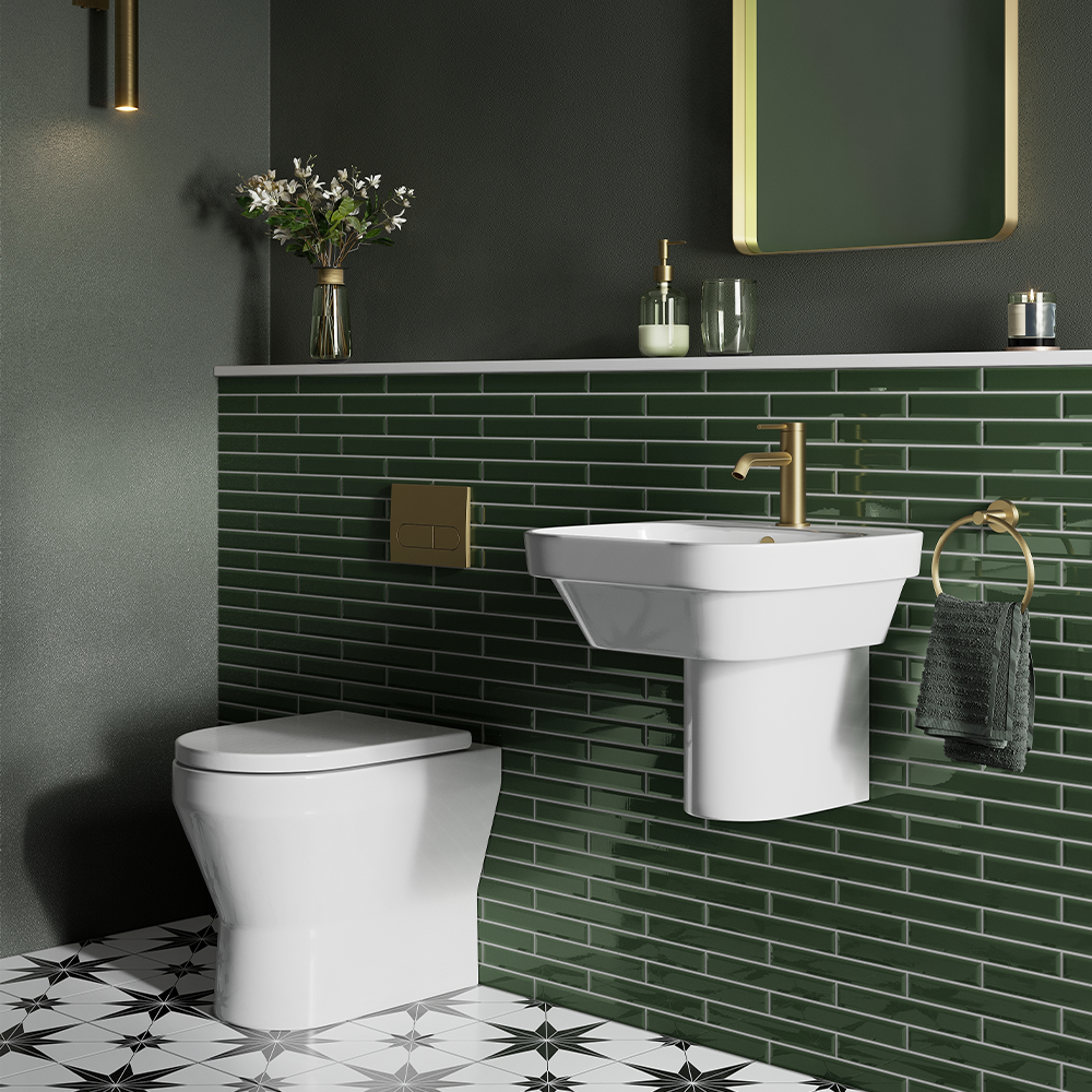 Small bathroom layouts | Define style in your family bathroom with a vast selection of ceramics