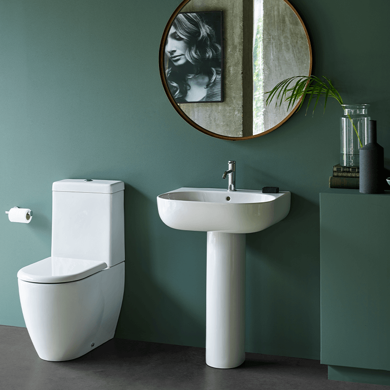 Small bathroom layouts | Inspire a small bathroom layout you'll love time and time over with our Milan ceramics 