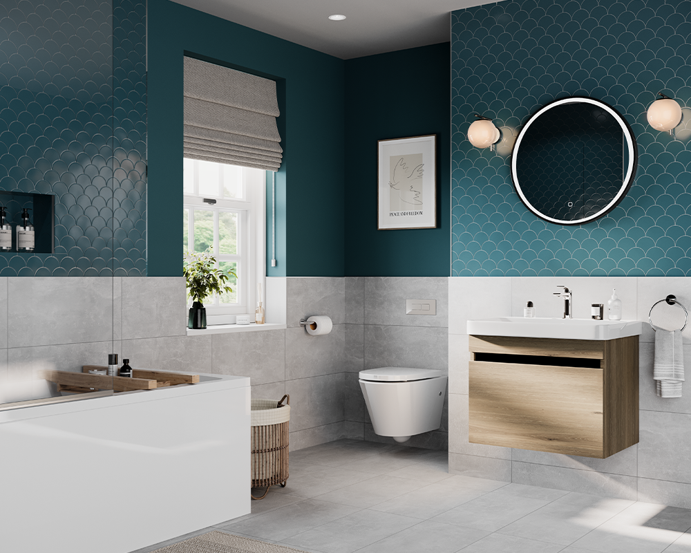 Bathroom style | Bring zen to the whole family with a design for a small bathroom that oozes wellness. 