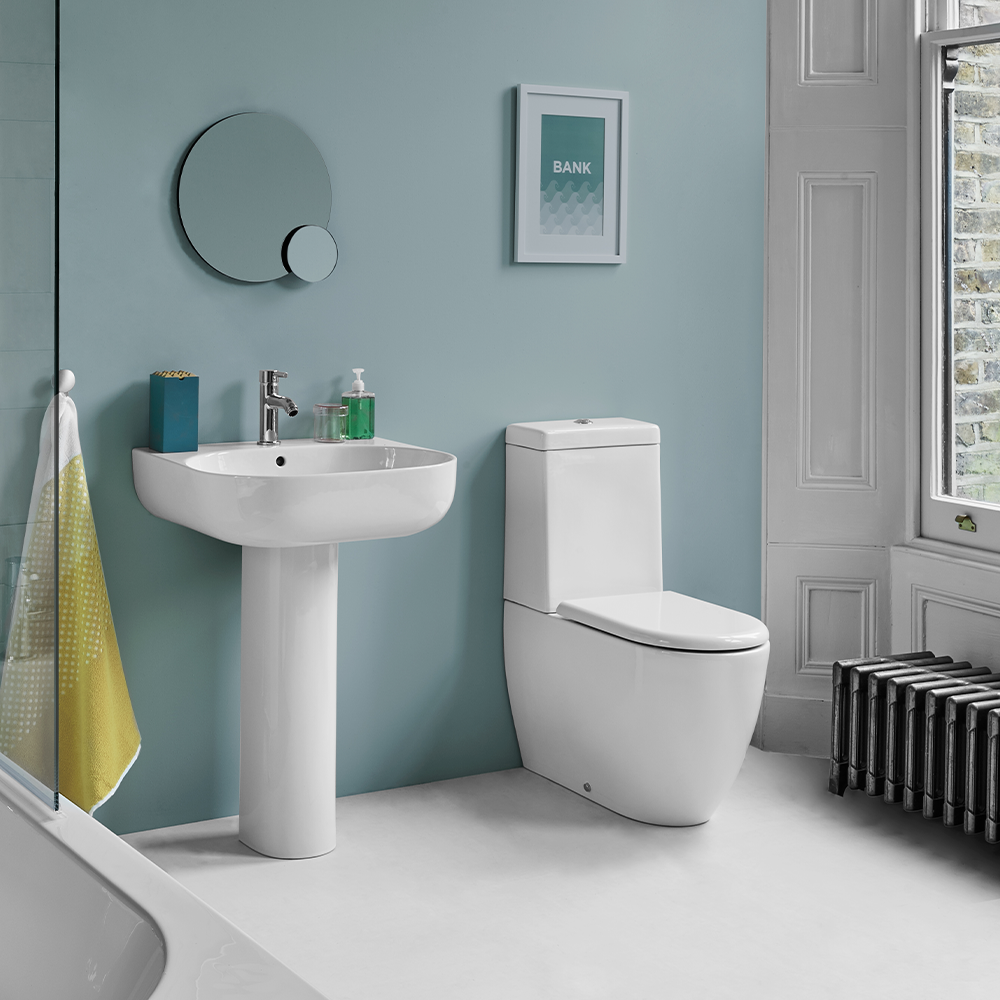 Evaluate your small bathroom layout to discover a full range of ceramics perfect for family bathrooms Small bathroom layouts | Find the ultimate small wash basin and modern toilet designs to enhance your bathroom